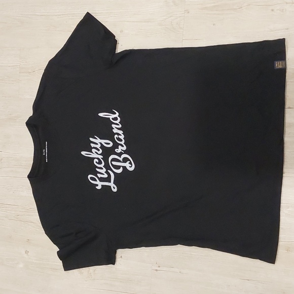 Lucky Brand T-shirt Black XL - Picture 4 of 10